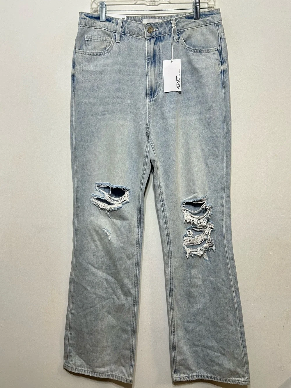New! Vervet High Rise Leslie 90s Vintage Flare Leg Jeans Womens Size 29 - Picture 9 of 15